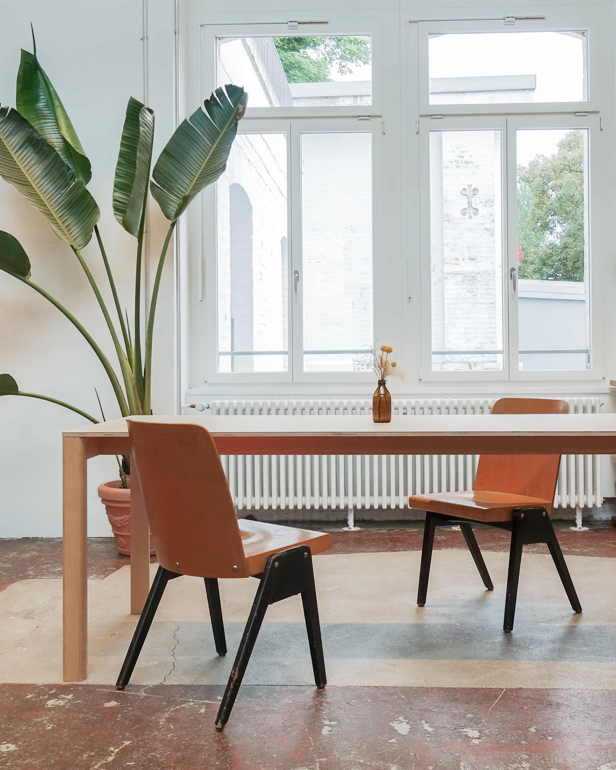 Vintage Stuhl Bauhaus Stil aus Holz